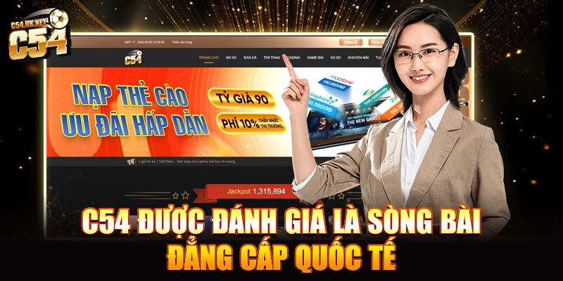 C54 - Link Truy Cập C54.com Không Bị Chặn Mới Nhất 2025 C54 được đánh giá là sòng bài đẳng cấp quốc tế