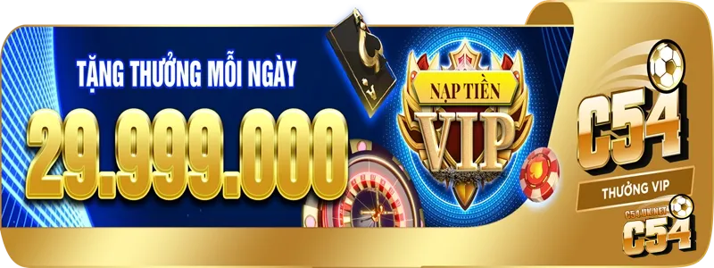 VIP nạp tặng thưởng mỗi ngày: Đặc quyền dành cho hội viên Kết hợp VIP nạp tặng thưởng mỗi ngày với các sự kiện khác để nhân đôi phần thưởng